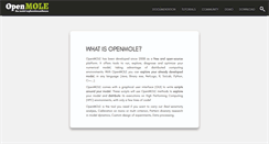 Desktop Screenshot of openmole.org